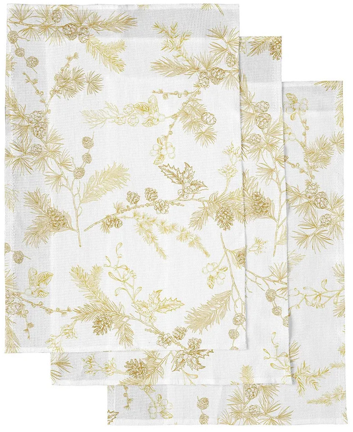 Комплект полотенец вафельных «Noble winter» | Noble winter | Mia Cara