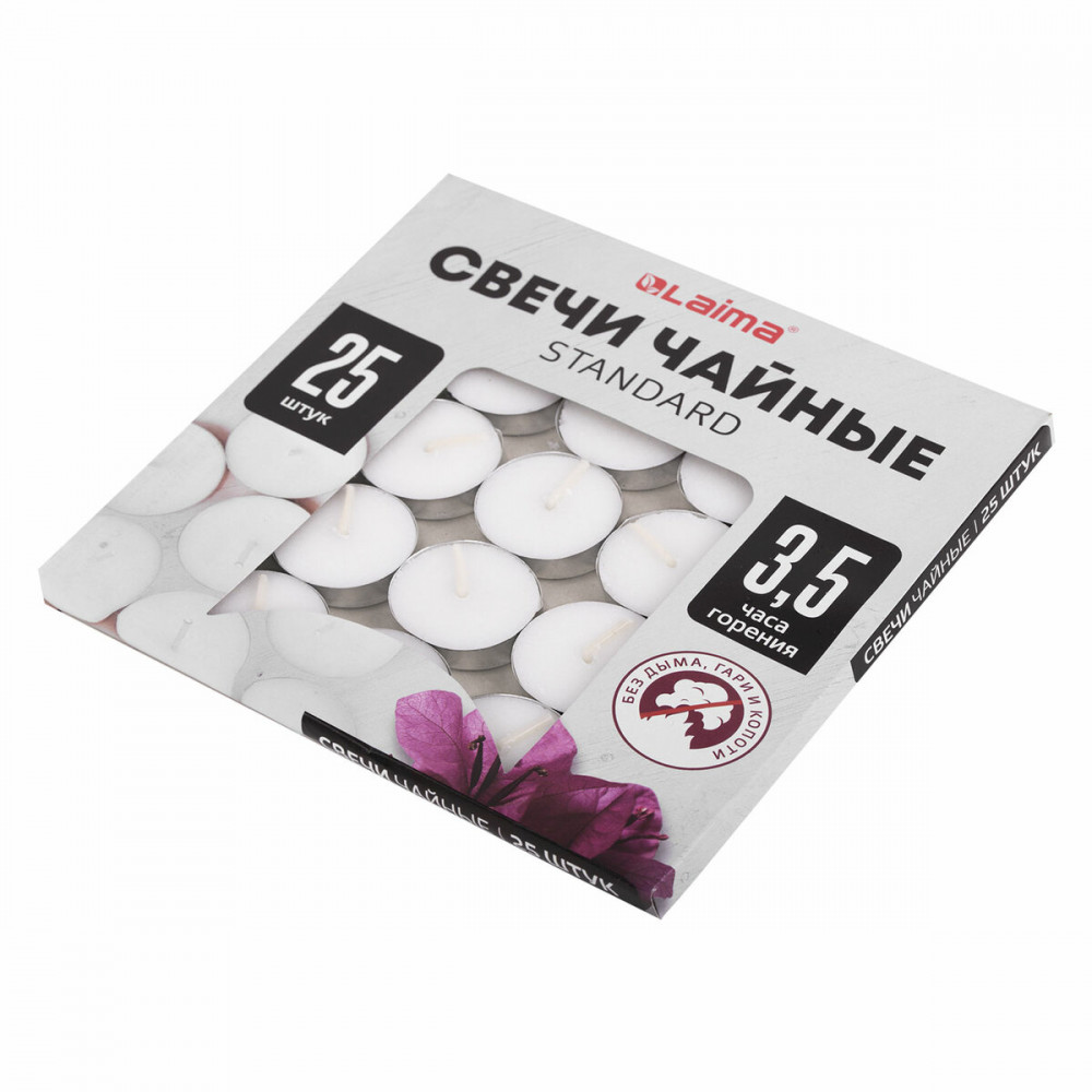 Набор свечей чайных «Standard» | Laima
