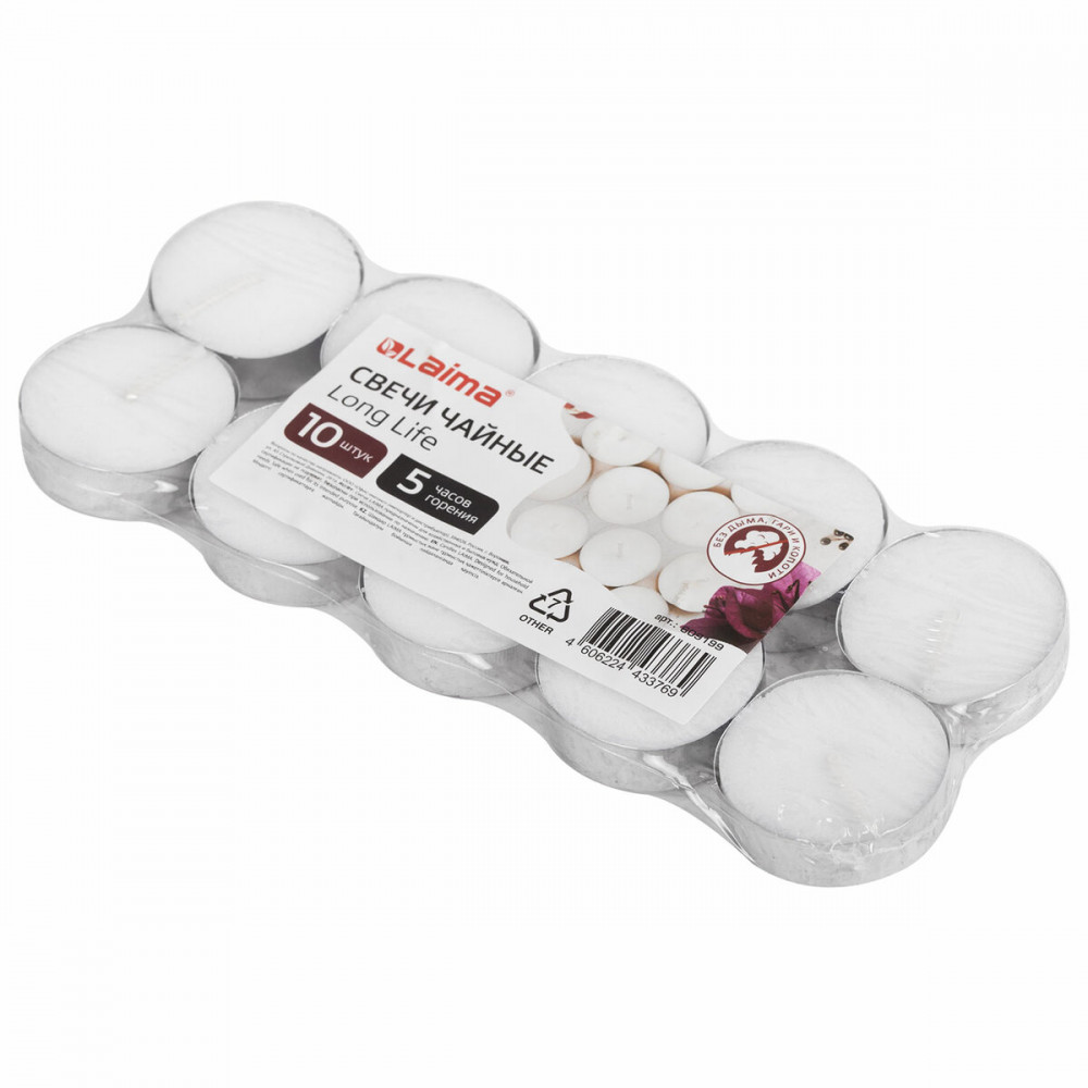 Набор свечей чайных «Long Life» | Laima