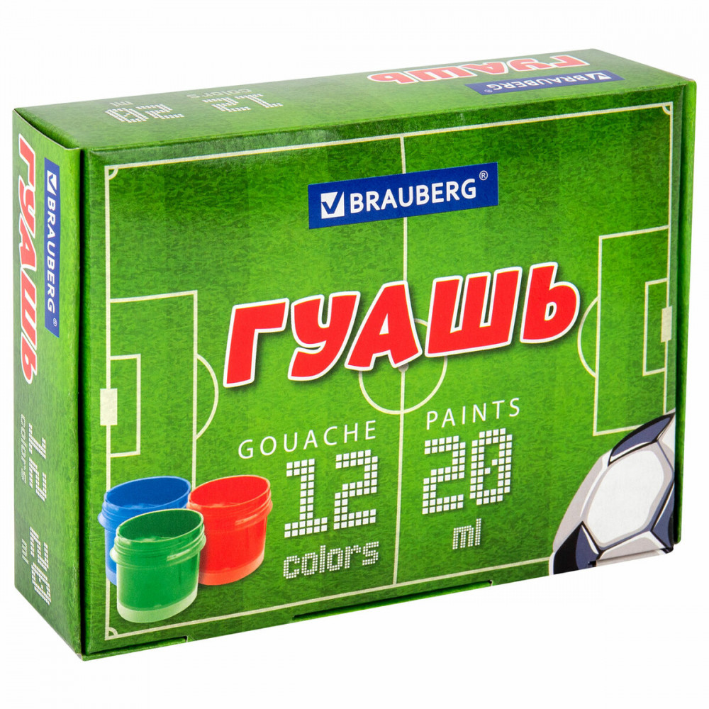 Гуашь «Футбол» | Brauberg