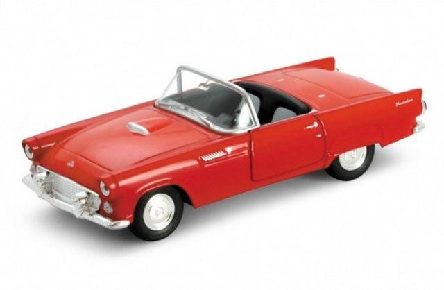 Модель винтажного автомобиля «Ford Thunderbird 1955», масштаб 1:34-39 | Welly