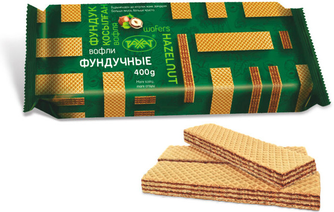 Вафли с фундучным вкусом | Рахат