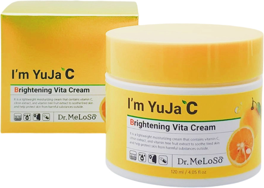 Крем для лица с витамином C «Brightening Vita Cream» | I'm YuJa C | Dr.Meloso