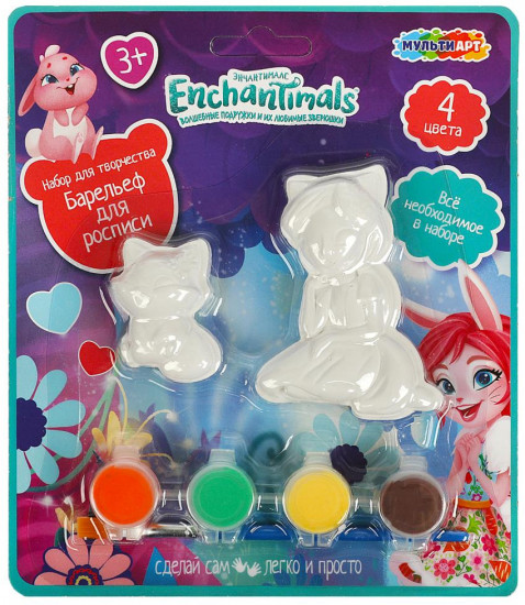 Барельеф для росписи «Фелисити Лис и Флик»