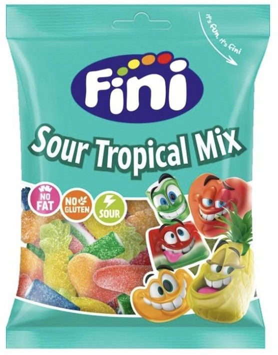 Жевательный мармелад кислый «Sour Tropical Mix. Тропический микс» | Fini