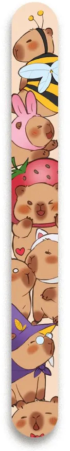 Пилка для ногтей «Капибары» | Solomeya