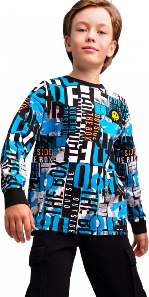 Лонгслив для мальчиков | Digital transform | PlayToday