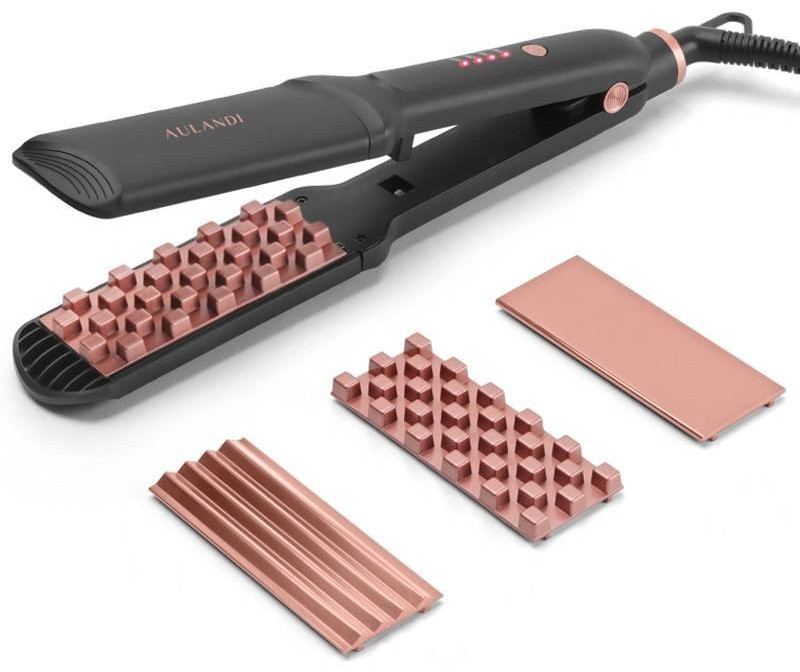 Керамический турмалиновый выпрямитель-утюжок 3 в 1 | Aulandi