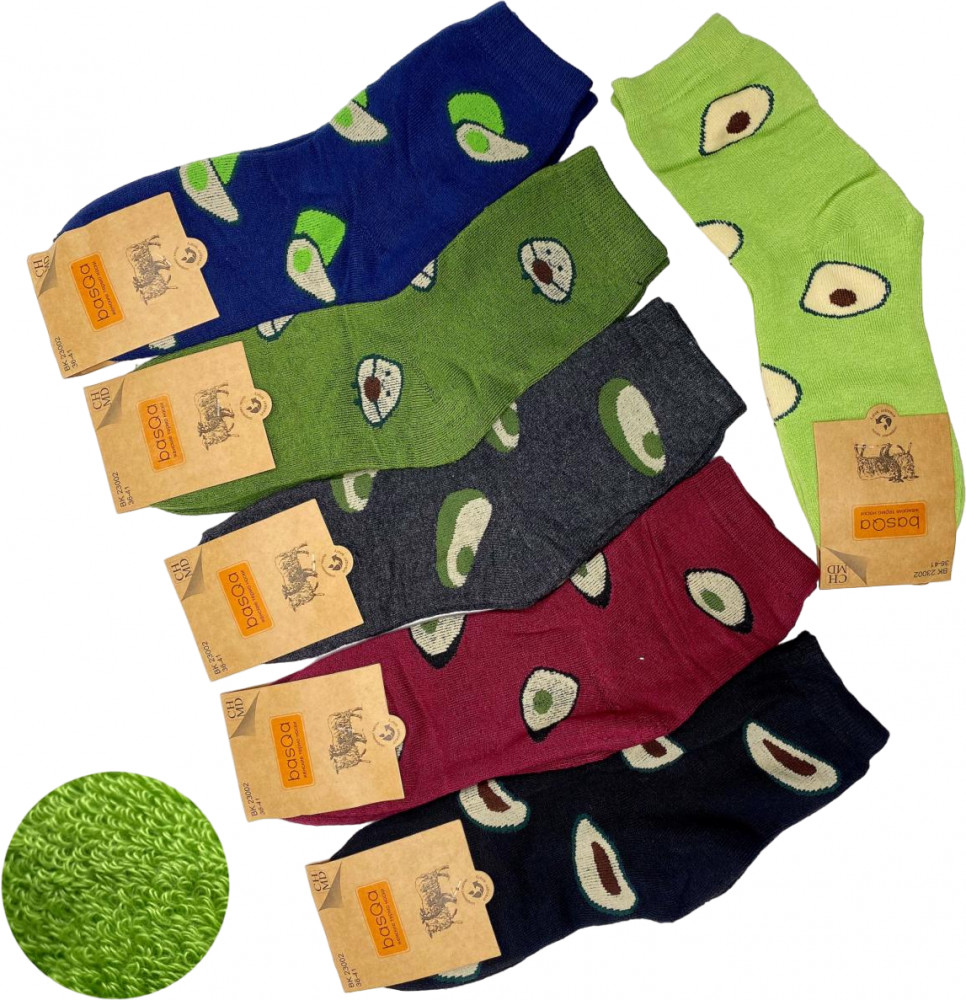 Комплект носков женских «Авокадо» | BasQa