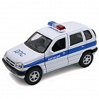 Модель автомобиля «Chevrolet Niva Милиция ДПС», масштаб 1:34-39