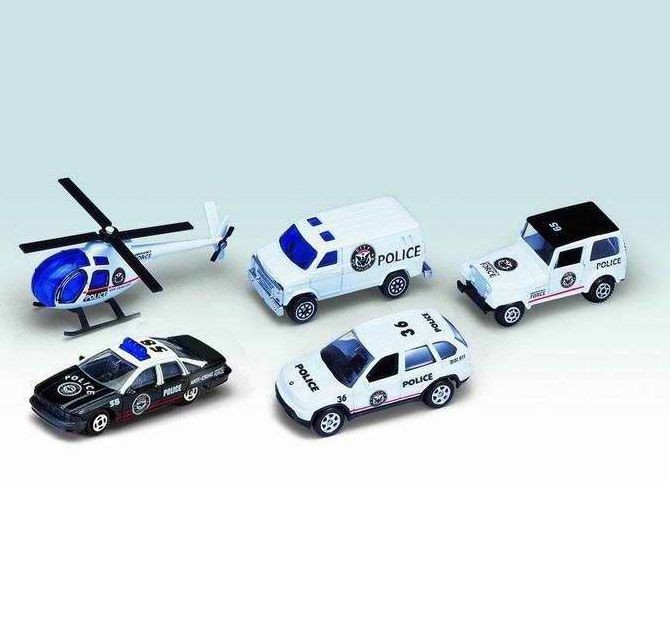 Набор машин «Полицейская команда» | Welly
