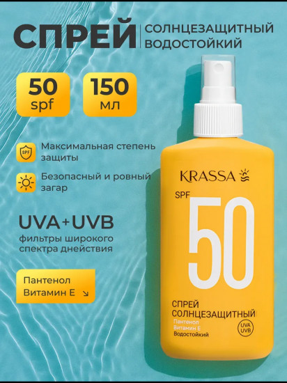 Спрей солнцезащитный SPF 50+