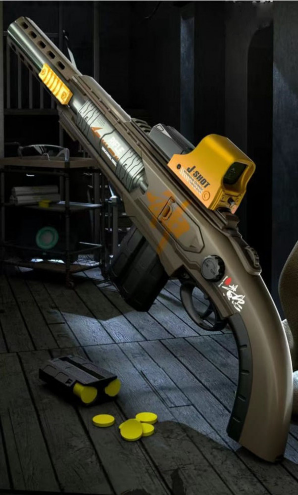 Игрушечный втоматический дробовик с мягкими пулями «Educaional Set»