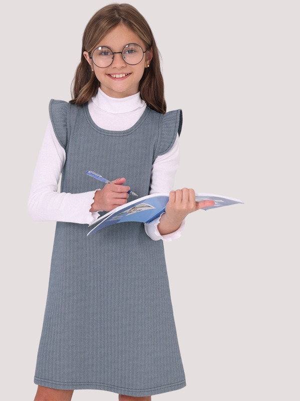 Сарафан для девочек | Школьница | Апрель