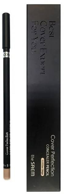 Карандаш-консилер для точечного нанесения «Cover Perfection Concealer Pencil», оттенок 1.5 Natural Beige | The Saem