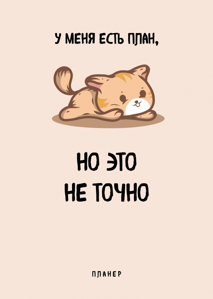 Блокнот-планер «У меня есть план» | Делай! Планеры для записи идей, списков и встреч