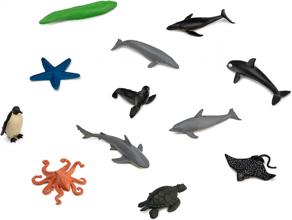 Набор мини-фигурок «Морские обитатели» | Sealife | Konik