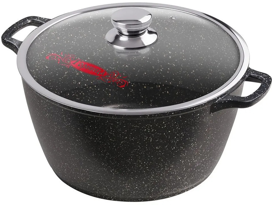 Кастрюля с крышкой | Гранит | Горница