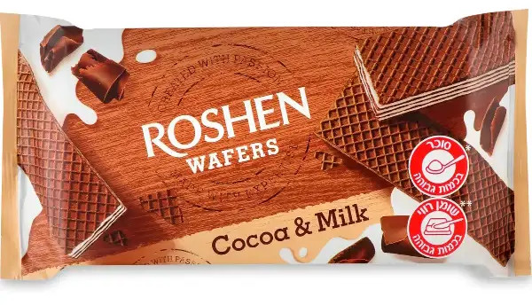 Вафли со вкусом какао и молока «Wafers» | Roshen