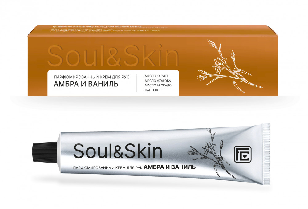 Крем для рук парфюмированный «Амбра и Ваниль» | Soul&skin | Family cosmetics
