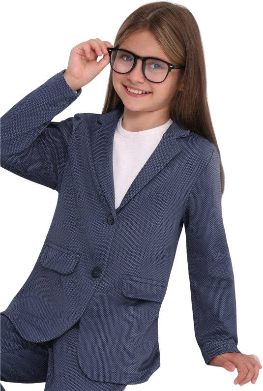 Жакет для девочек | Школьница | Апрель