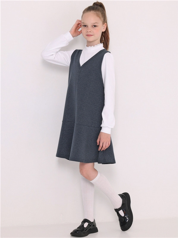 Сарафан для девочек | Школьница | Апрель