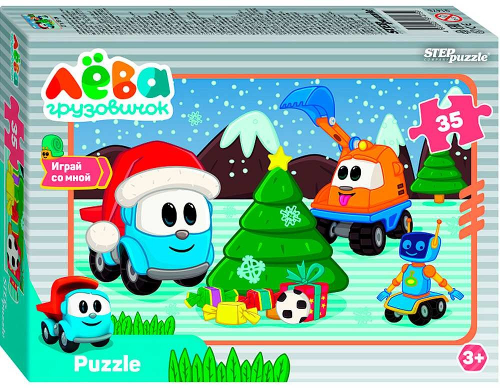 Пазл «Грузовичок Лёва. Друзья» | Step Puzzle