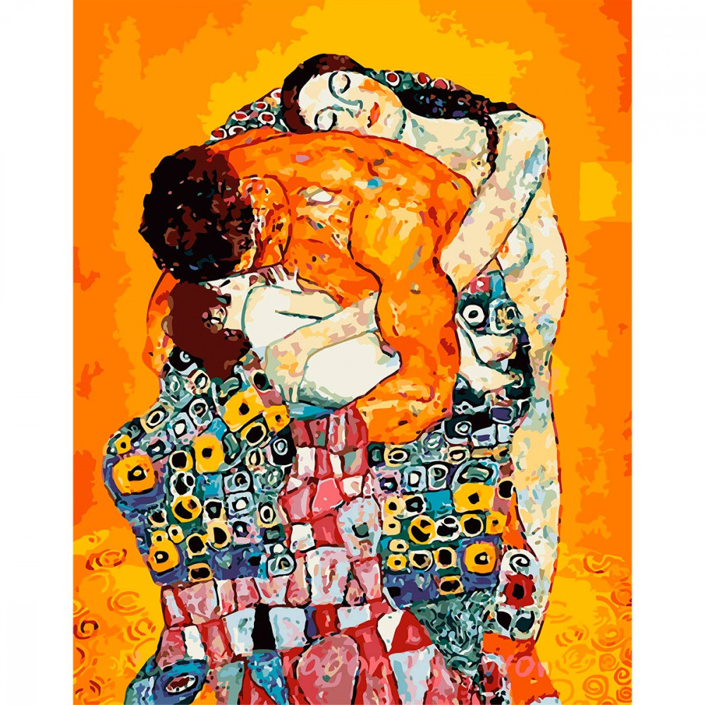 Набор для рисования по номерам «Семья« по мотивам картин Густава Климта | Cristyle