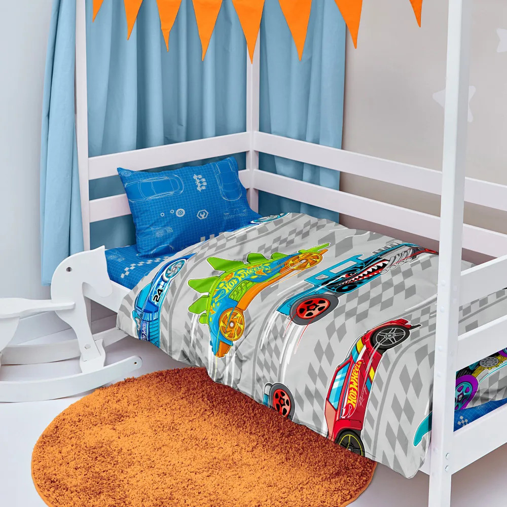 Комплект постельного белья «Гоночные машинки» | Juno