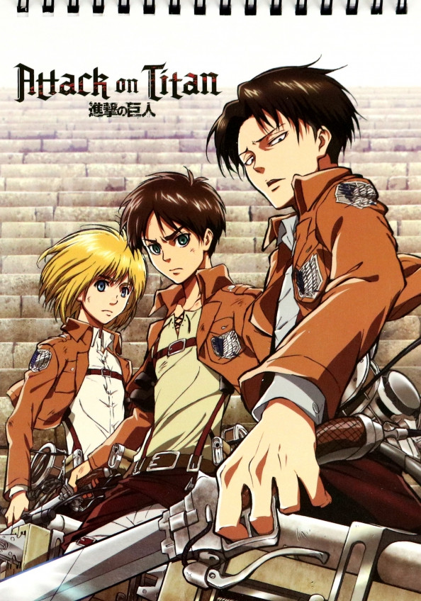 Блокнот со стикерами «Атака Титанов. Отряд» | Атака титанов | Origami