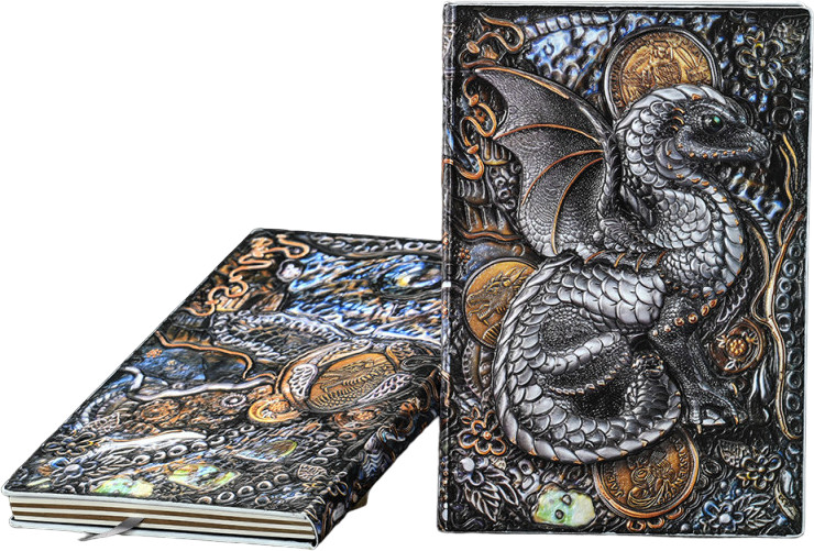 Блокнот с 3D-обложкой «Сокровищница дракона» | Белоснежка