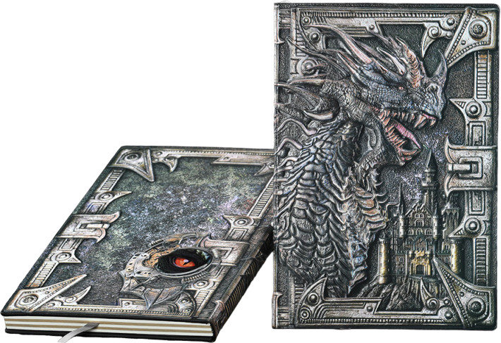 Блокнот с 3D-обложкой «Грозный дракон» | Белоснежка