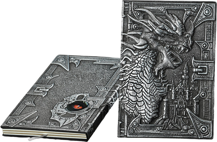 Блокнот с 3D-обложкой «Грозный дракон» | Белоснежка