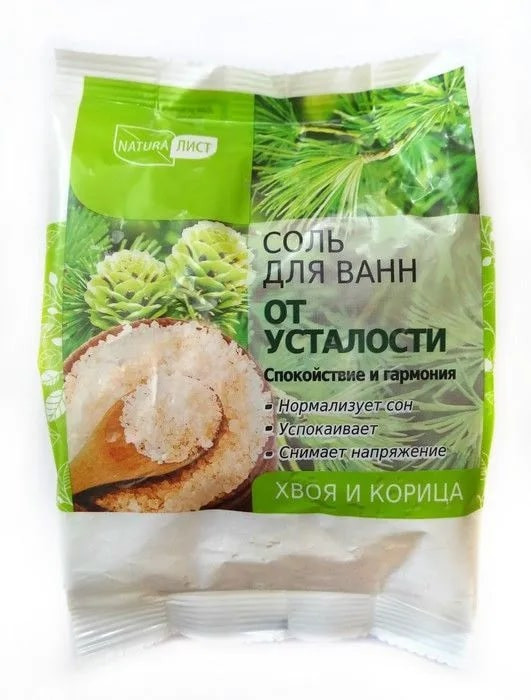 Соль для ванн | Natura Лист