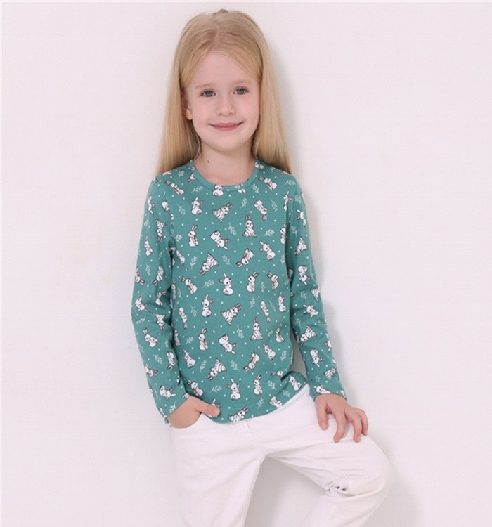 Лонгслив для девочек | Прогулка | Апрель