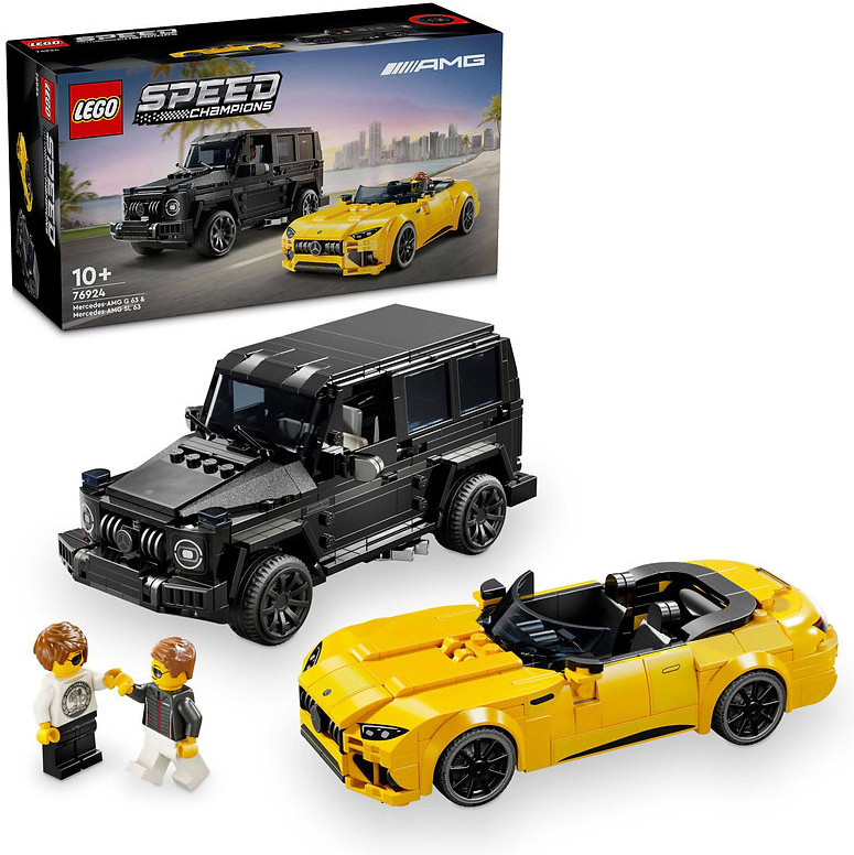 Конструктор Speed Champions 76924 Mercedes-AMG G 63 и Mercedes-AMG SL 63 | LEGO Speed Champions | LEGO (ЛЕГО)