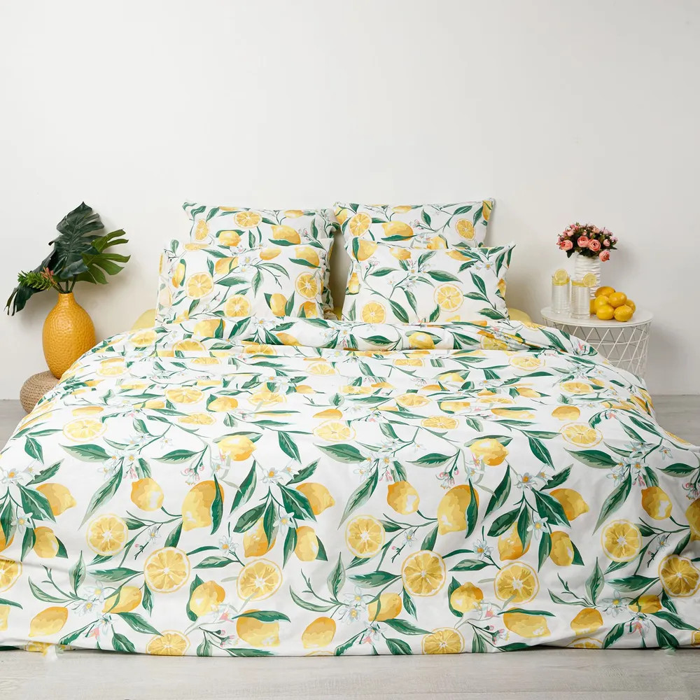 Пододеяльник «Лимоны» | Ночь нежна