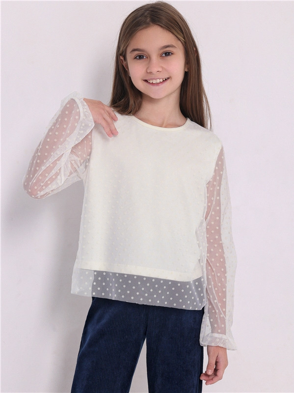 Блузка для девочек | Школьница | Апрель
