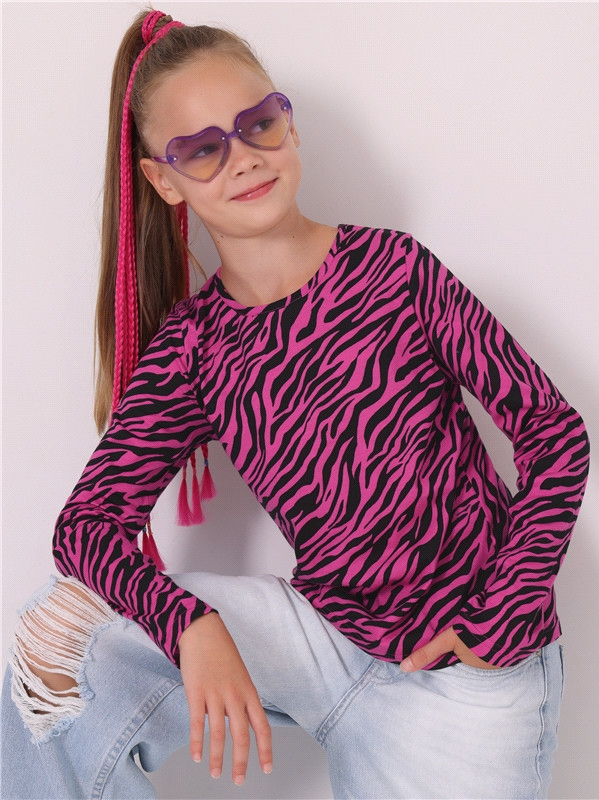 Лонгслив для девочек | Прогулка | Апрель