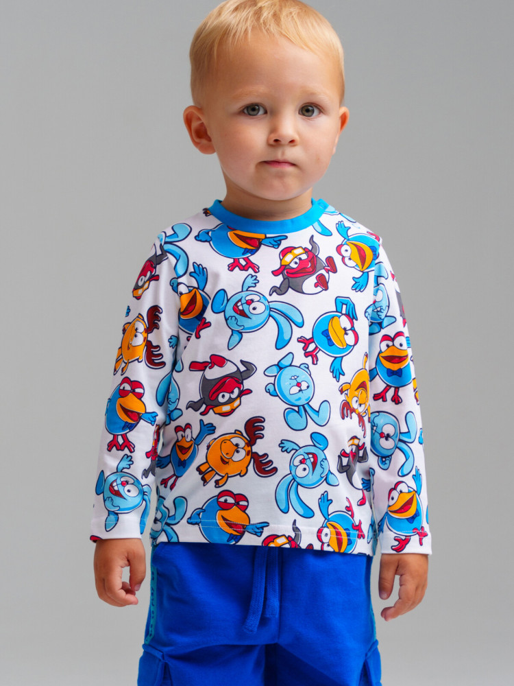 Лонгслив для мальчиков | Смешарики | PlayToday