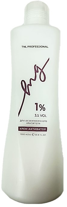 Крем-активатор для безаммиачного красителя 1% | Million glow. Ammonia free collection ceramides | TNL Professional