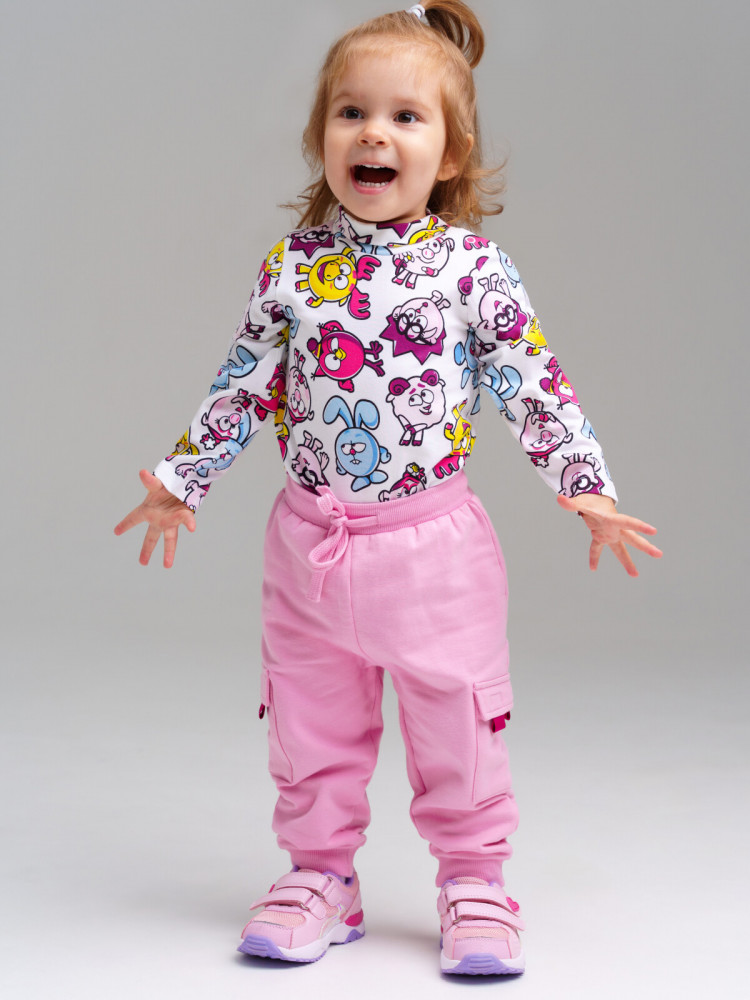 Боди-водолазка для девочек | Смешарики | PlayToday