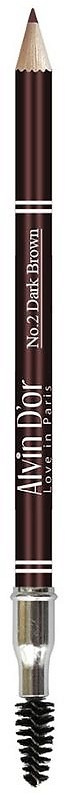 Карандаш для бровей, оттенок 2 Темно-коричневый | Alvin D'or