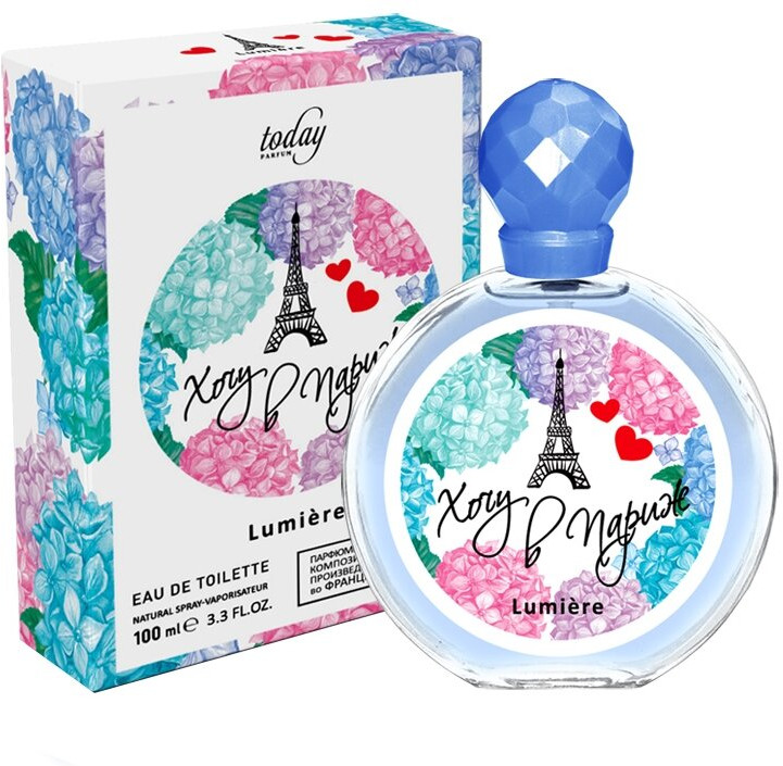 Туалетная вода «Хочу в Париж Lumiere» | Delta Parfum