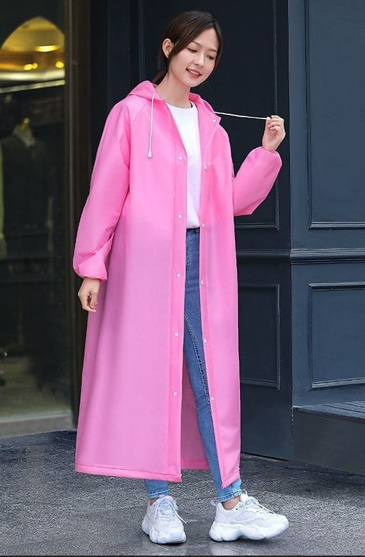 Дождевик-плащ с капюшоном