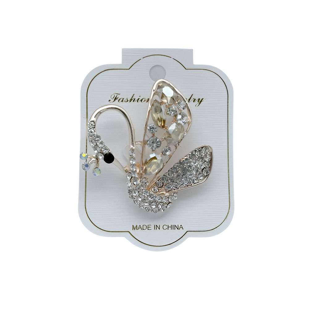 Брошь женская «Лебедь» | Fashion Jewelry