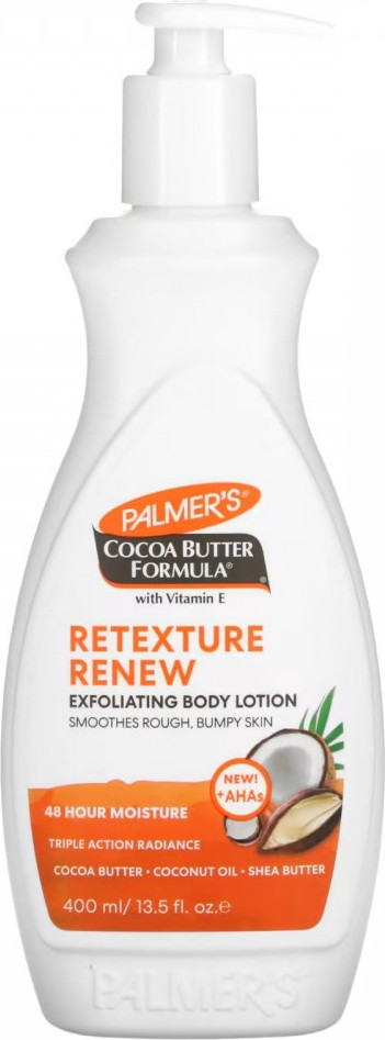 Лосьон для тела отшелушивающий с маслом какао «Retexture & Renew Exfoliating Body Lotion» | Cocoa Butter | Palmer's