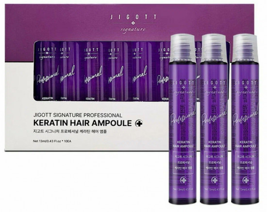 Набор филлеров для волос с кератином «Keratin Hair Ampoule»