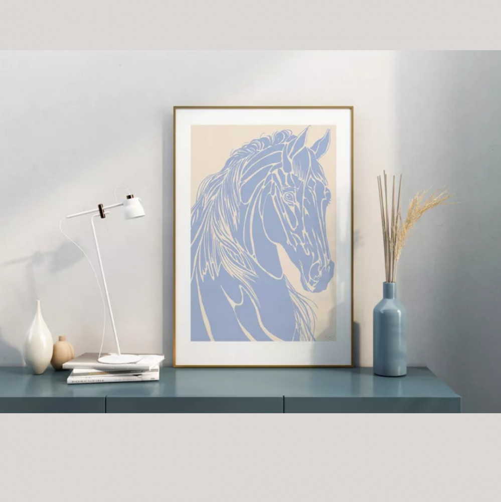Постер интерьерный «Лошадь» | Jan sazy | BALAMOUR