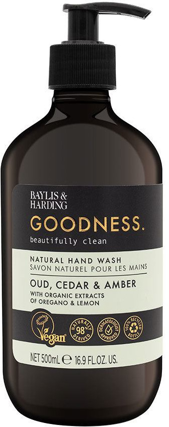 Мыло для рук жидкое «Oud, Cedar & Amber Hand Wash» | Goodness | Baylis & Harding